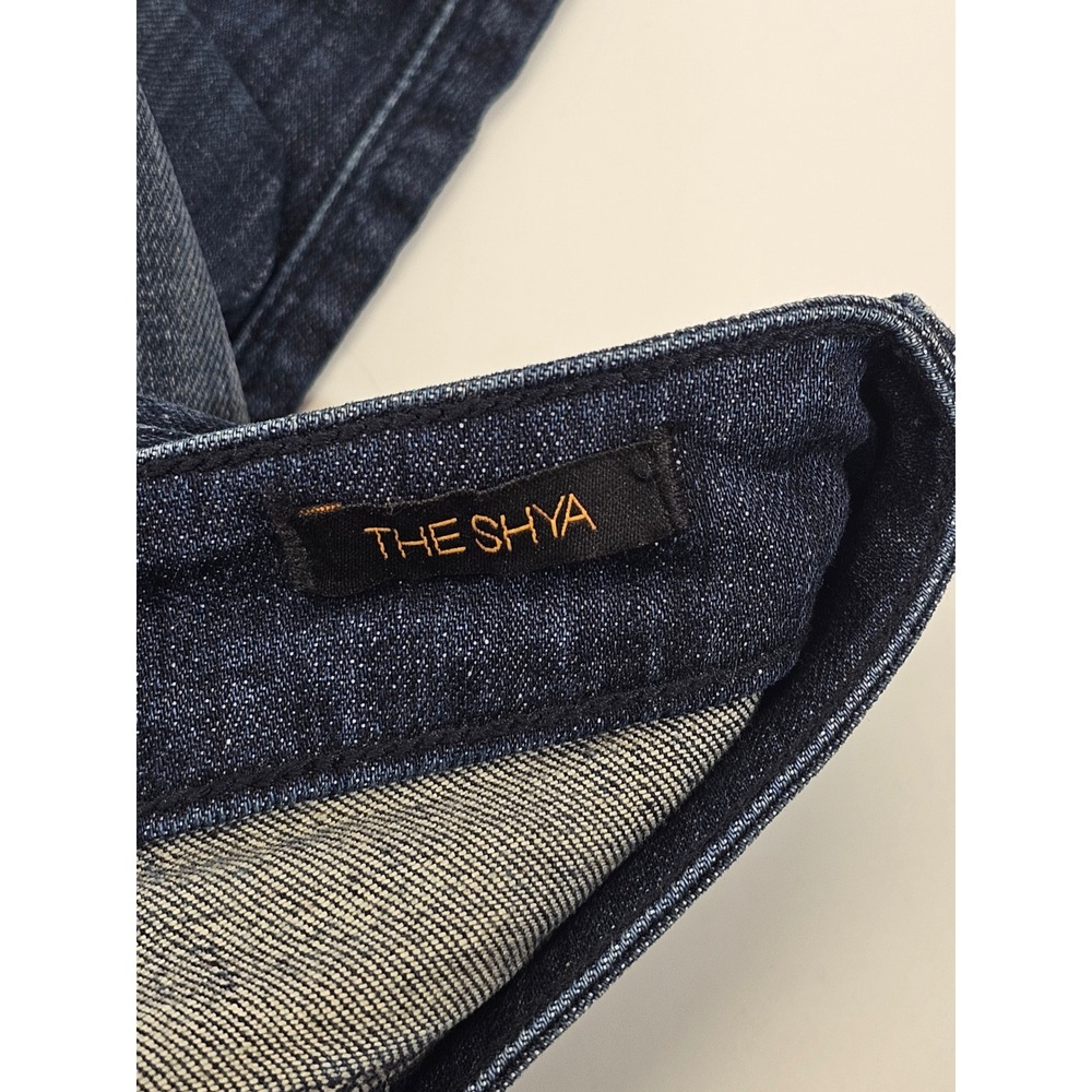 Genetic Denim The Shya Jeans Womens 26 Blue Solid Skinny Fit Stretch Enigma Wash - Picture 4 of 7